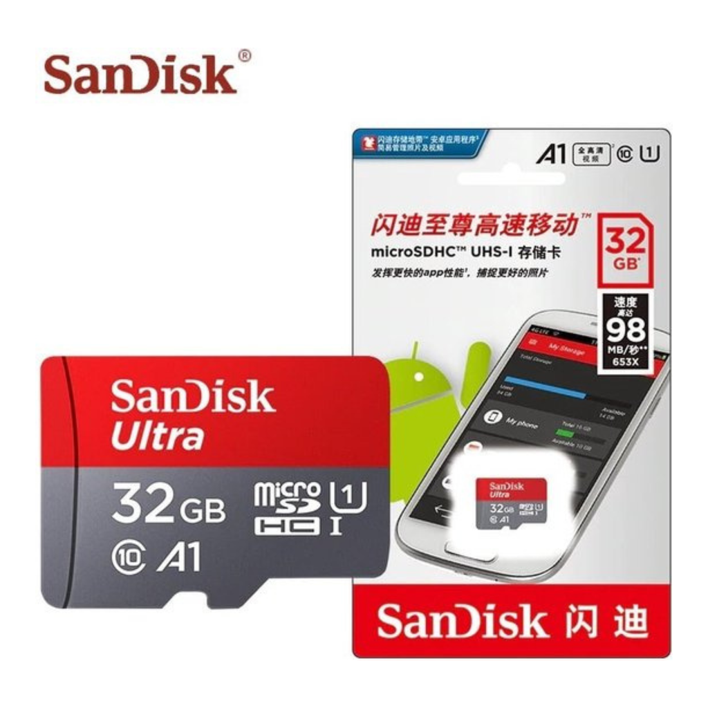 Sandisk 32 GB Micro SD Ultra 120 MB/s UHS-I A1 Class 10